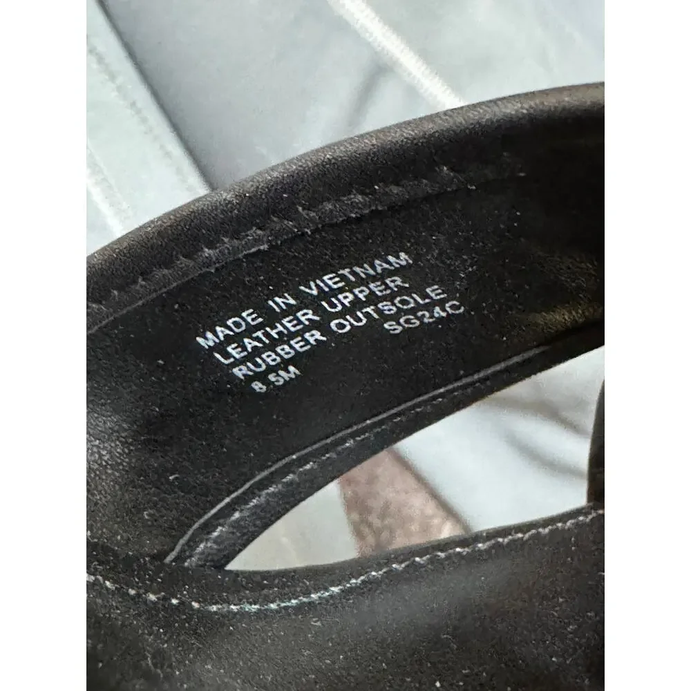 Michael Kors Colby Platform Lug Sandals Leopard Calf Hair Size 8.5 NWT - Picture 11 of 11